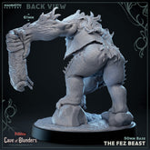 The Fez Beast 3D-printed model